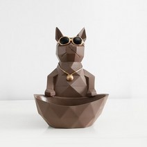 예쁜 그릇 집들이 선물고양이 개 인형 수 지 Moden 공예 동물 미니어처 귀여운 장식품 홈 오피스 스토리지, 10 Coffee cat bowl-S