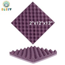 방음패드 자재 차음재 매트 보드 방음 폼 6 12 24 개 단열 홈 뮤직 스튜디오 에그 크레이트 패널 인테리어, CHINA, JD-Purple