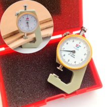 두께 갭 게이지 마이크로미터 가죽 원단 두께 측정기