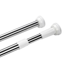 인파스텔 미니압축봉 틈새 선반 수납 정리 책장 옷걸이봉 샤워봉 못없이 커튼 다이소 압축봉 300 강력 고정봉, 압축봉중(70~120cm)