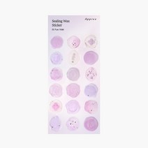 실링 왁스 스티커/퓨어 바이올렛