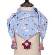 귀여운 아이 네커치프 봄 아기 턱받이 목 칼라 착용 액세서리 가을 코튼 어린이 삼각형 랩 소년 소녀 목도리 스카프