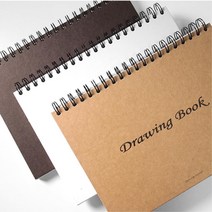 어반스케치 수채화 크로키 드로잉북 2개 도화지 펜드로잉 캘리그라피 연습장 취미생활 여행스케치 그림연습, 크라프트
