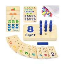 몬테소리 2-6세 유아용 장난감 나무 세는 페 교육