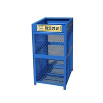 분리배출에 아파트 400리터 좋은 재활용 분리수거함, SAM STC-202_철재망형