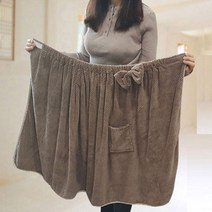 겨울 방한 극세사 찍찍이 치마담요 무릎담요