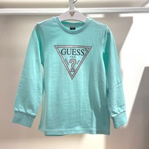 [게스키즈] 삼각로고 라운드티셔츠 호일 삼각 TS G27KDT971-G6