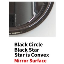 휠캡 휠커버 3D 미러 그릴 배지 전면 W204 엠블럼 W205 W212 W213 W176 W246 W177 A B C E G 클래스 ML CLA GLA GLC GLE C117 D, 113.Star Convex Black - CLA-C1