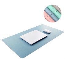 MantaX 파스텔 가죽 데스크 매트 학습매트 책상매트 마우스패드, 브라운, 40cmX80cm
