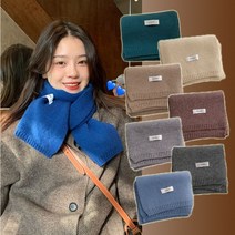 목도리 니트 울 캐시미어 플레인 겨울 부드러운 머플러 KK389