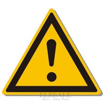 스티커사진기계경고 표지판 스티커 보안 작업 안전 레이블 방수 오일 방지 벽 기계 태그 5 피스, 06 Model F, 06 Model F