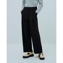 헤지스 여성 22FW 블랙 턱장식 팬츠 HSPA2D010BK