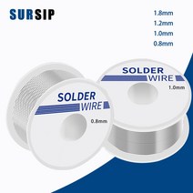 0.8/1.0/1.2/1.8mm Soldering Tin Wire Melt Rosin Core Solder Roll Used for Electric Iron Welding, [03] 0.8mm-100g, 03 0.8mm-100g, 1개