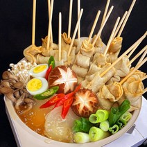 부산어묵 오뎅탕 어묵탕 꼬치오뎅 매운오뎅10개 (배씨상회 비법소스 포함) 캠핑음식, 오뎅탕 (꼬치오뎅 10개)