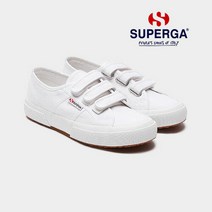 수페르가 [공식판매] 2750 벨크로 스니커즈 WHITE