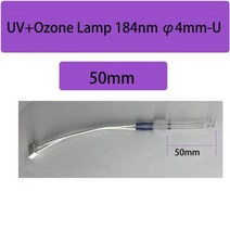UV 세균 측정기 위생점검 배양 오존 램프 단파 오존 이중 살균 석영 튜브 중공 조인트, dc-5v-50uv
