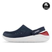 크록스 라이트라이드 남자 여성 클로그 슬리퍼 샌들 네이비페퍼 204592-4CC, M8/W10_265