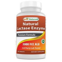 [베스트네츄럴] 네추럴 락타아제 엔자임 180정 Best Naturals Lactose