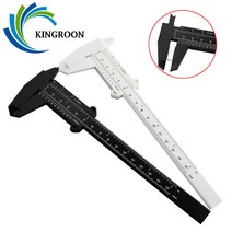 a3레이저프린터 KINGROON 2pcs 150mm 버니어 캘리퍼스 DIY 도구 목공 금속 가공 배관 모델 3D 프린터 부품 측정 눈금자 도구, 1 Black and 1 white