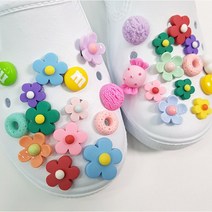 3D 플라워 액세서리 자비츠 부자재 부속 재료 실내화 신발 꾸미기