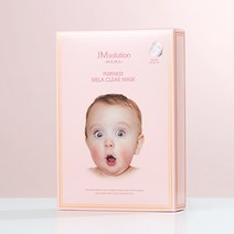 제이엠솔루션 마마 퓨어니스 멜라 클리어 마스크팩 (10매) / 기미완화 집중토닝 깨순이마스크팩, 10개, 2개
