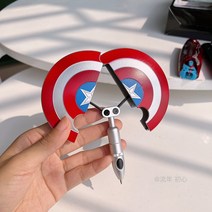 마블 어벤져스 캡틴 방패 볼펜 펜 보내미