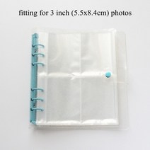 인생네컷 초음파 셀프 포토북 앨범 35 인치 100200 포켓 사진 홈 사진 케이스 책, 블루 3인치