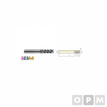 4S MILLS X-SPEED 라핑엔드밀 D10(R0.3)X10X15X65, 본상품