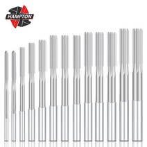 리머 확공기 HAMPTON-HSS 기계 H8 1.0-12mm 척 스트레이트 플루트 일반적인 원형 생크 밀링 커터 도구, [14] 8pcs3 4 5 6 7 8 9 10