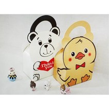 양말포장상자 손잡이 어린이집행사포장 6p 마카롱박스, 북극곰, 기본선택