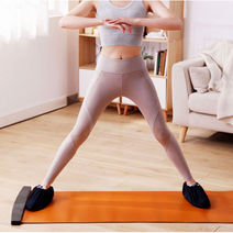 쿨샵 홈트레이닝 슬라이딩보드 매트 하체 코어운동, 쿠팡 오렌지 180x50cm