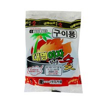 TORIMALL 캠핑 대명 야자숯 착화탄 BBQ 바베큐 야외 업소용 옵션택1, 대명 야자숯40개
