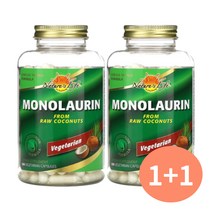 네이쳐스라이프 모노라우린 슈퍼푸드 코코넛 990mg 180베지캡슐 2개 세트