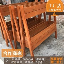 도로변화분 도로용화분 화분통 데크화분 경계목 부식 방지 나무 꽃 상자 꽃 물마루 화분, 큰