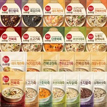 CJ 비비고죽 햇반소프트밀 골라담기 전복 소고기 단호박 버섯야채 누룽지닭백숙 통단팥 녹두닭 동지팥 들깨버섯 새우계란 삼선해물 낙지김치 불낙 파우치죽, CJ 비비고 햇반소프트밀 황기삼계죽 420g, 420g, 1개