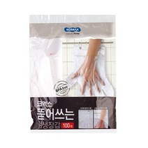 코멕스 뜯어쓰는 위생 비닐 장갑 100매, 없음