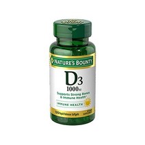 Nature’sBounty비타민D31000IUSoftgels 소프트겔350Ct, 120 카운트