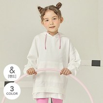 신디키즈 앤드 후드 롱 맨투맨 아이보리 CIMH2222E_NC엑스코