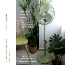 레트로선풍기 선풍기 빈티지선풍기 사무용 감성 캠핑용, 12인치 플로어 팬(민트) 무음