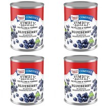 Duncan Hines 던컨하인즈 콤스톡 블루베리콩포트 파이필링 토핑 Simply Blueberry 595g 4개