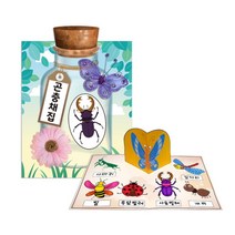 4살어린이 곤충알아보기 수업교재 5개 엄마표미술 집콕놀이키트 유아미술키트