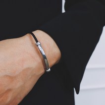 티키타 남자 뱅글 팔지 써지컬 스틸 about silver