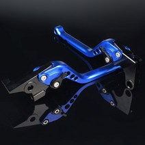 로얄 엔필드 650 인터셉터 콘티넨탈 INT650 GT650 GT 용 8 색 조정 가능한 바이크 오토바이 브레이크 클러치 레버, [05] Blue 177mm