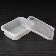 죽 포장 JH 반죽 사각죽용기 300 - 600세트 일회용 배달, 600개, 단품