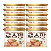 롯데햄 로스팜97 340g x 12캔, 12개
