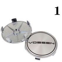 4개몫 68MM VOSSEN 자동차 휠 센터 허브 캡 장식 스타일링 림, 02 silver