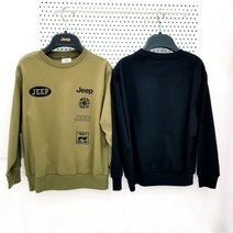 지프키즈 지프 멀티로고 맨투맨 KO2TSU020
