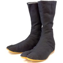 닌자 신발 지카타비 Rikkio 타비 부츠 (미국 5~12) 블랙 / 화이트!! (미국 9 (27cm) 블랙), Black
