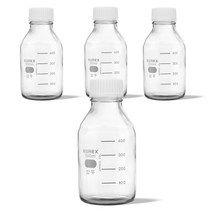 눈금 유리병, 4개, 500ml.