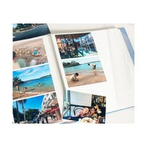 비팬시 앨범 대 용량 사진 튼튼한 북 식 1P 점착 미니 제작 형 보관통 0WA10966, 블루, 1개